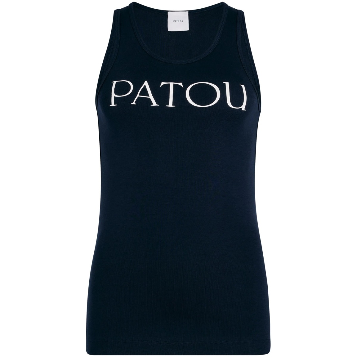 logo-print tank top