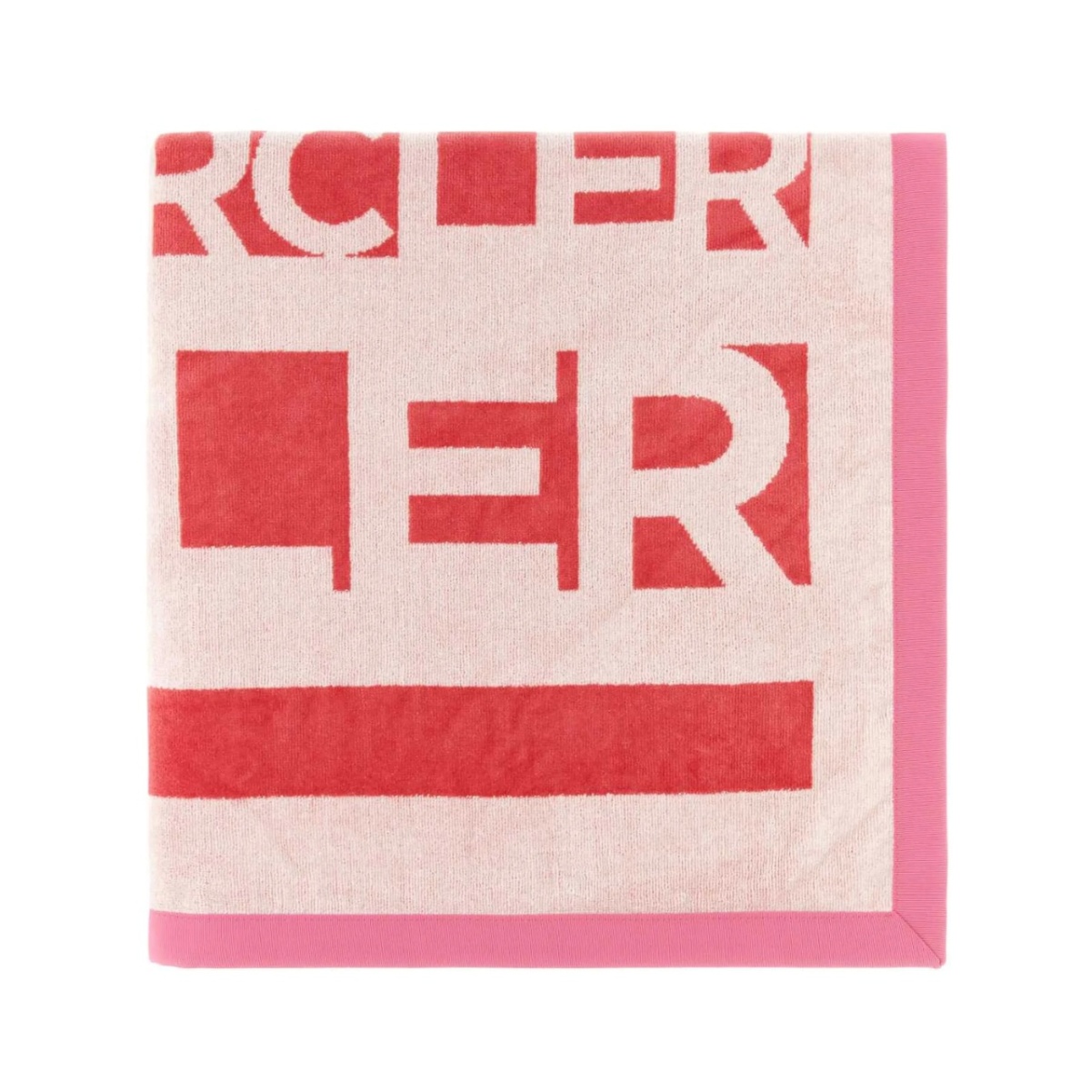 logo-print towel