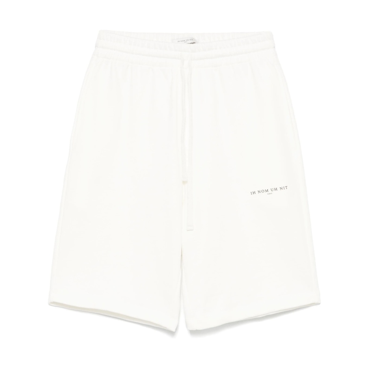 logo-print track shorts