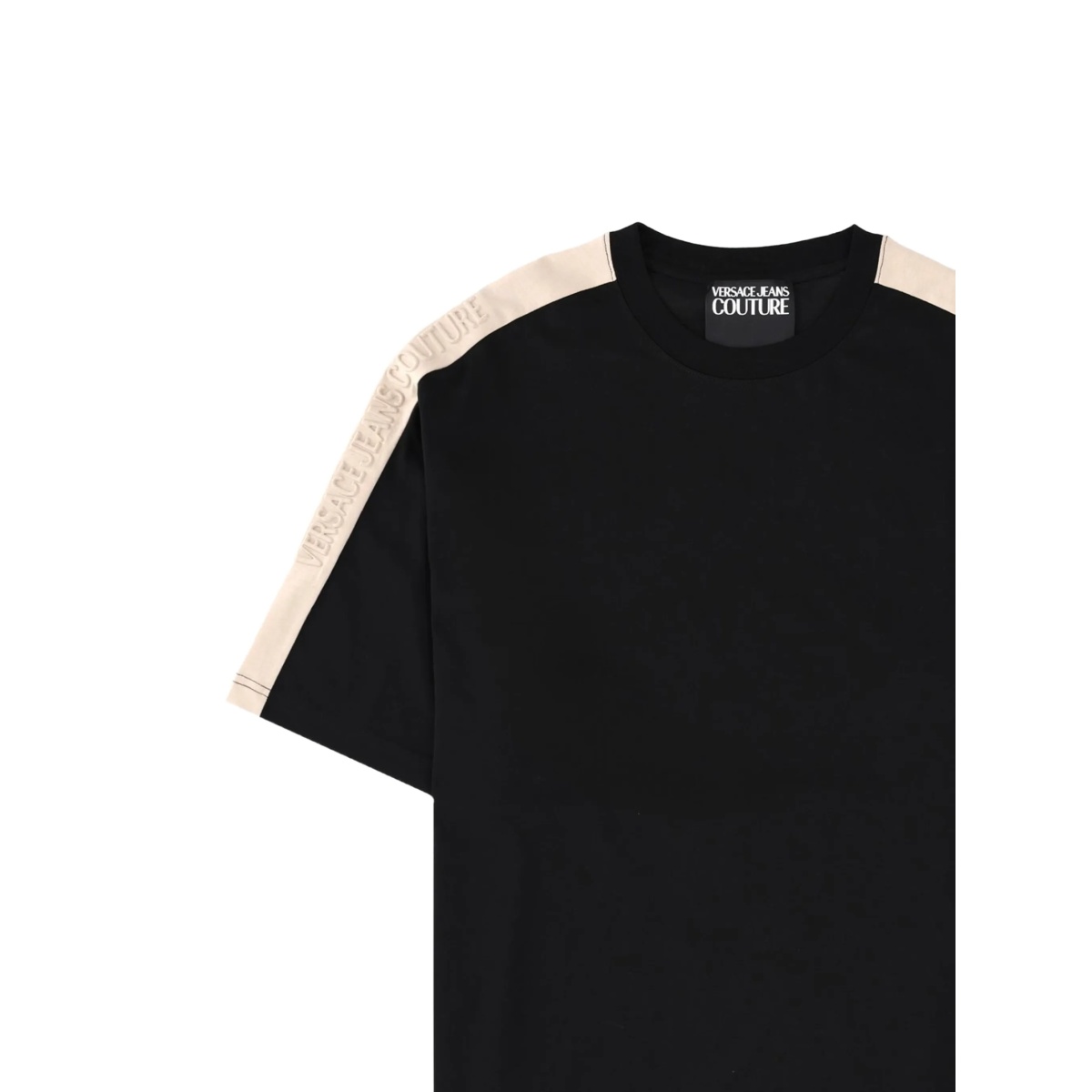 logo stripe detail T-shirt - Img 2