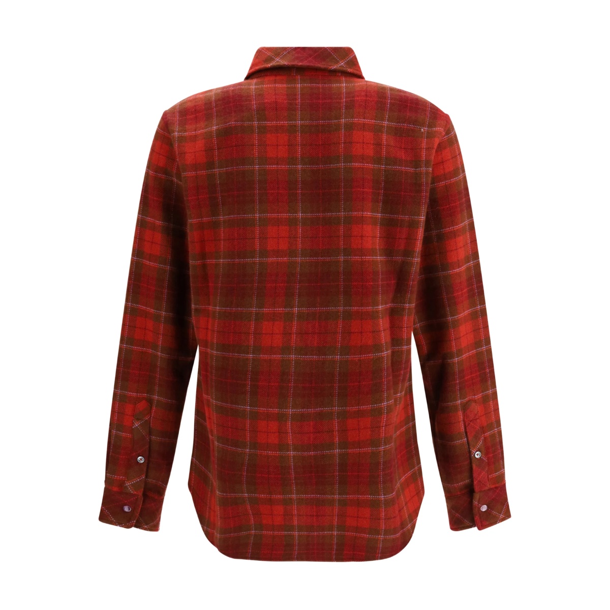 Love tartan patch-pocket shirt - Img 2