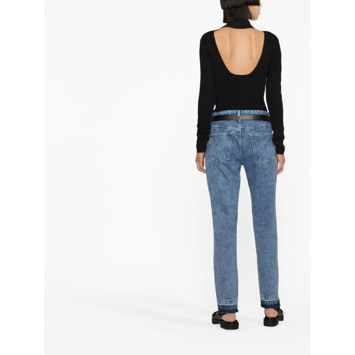 low-rise slim-cut jeans - Img 4