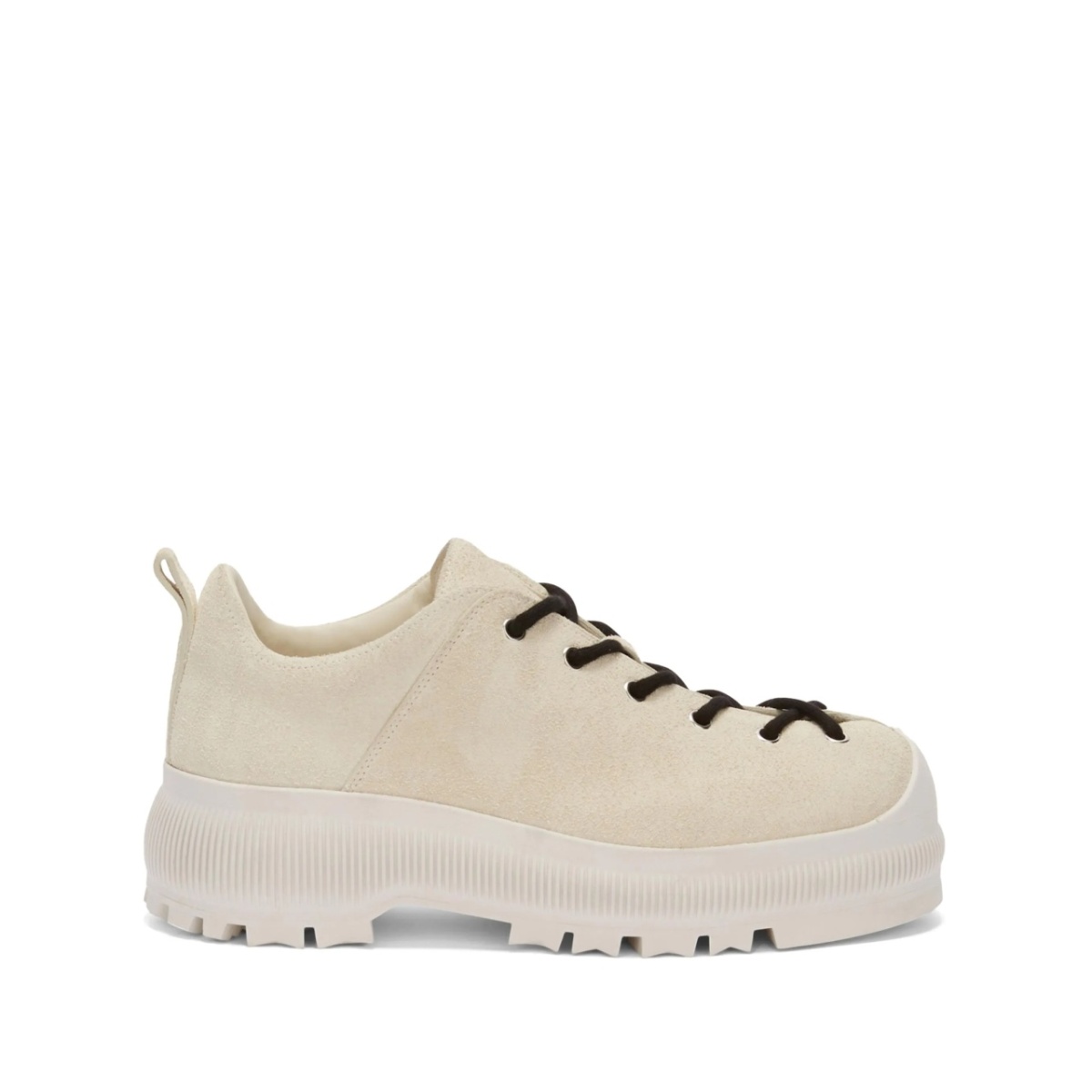 lug-sole suede sneakers