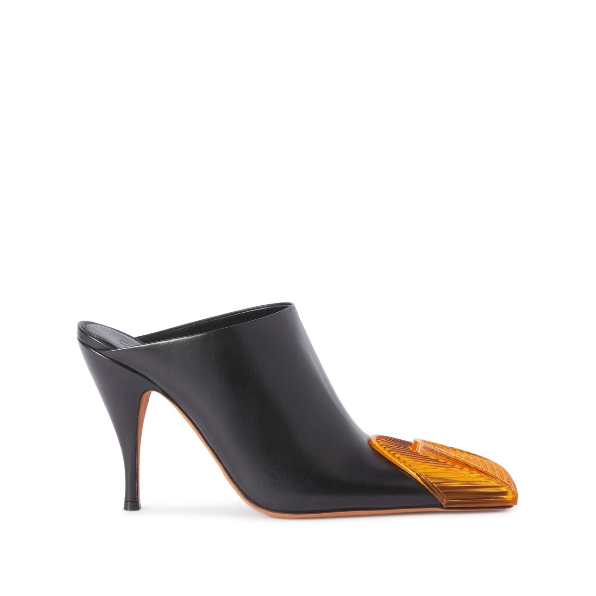 Lunar leather mules