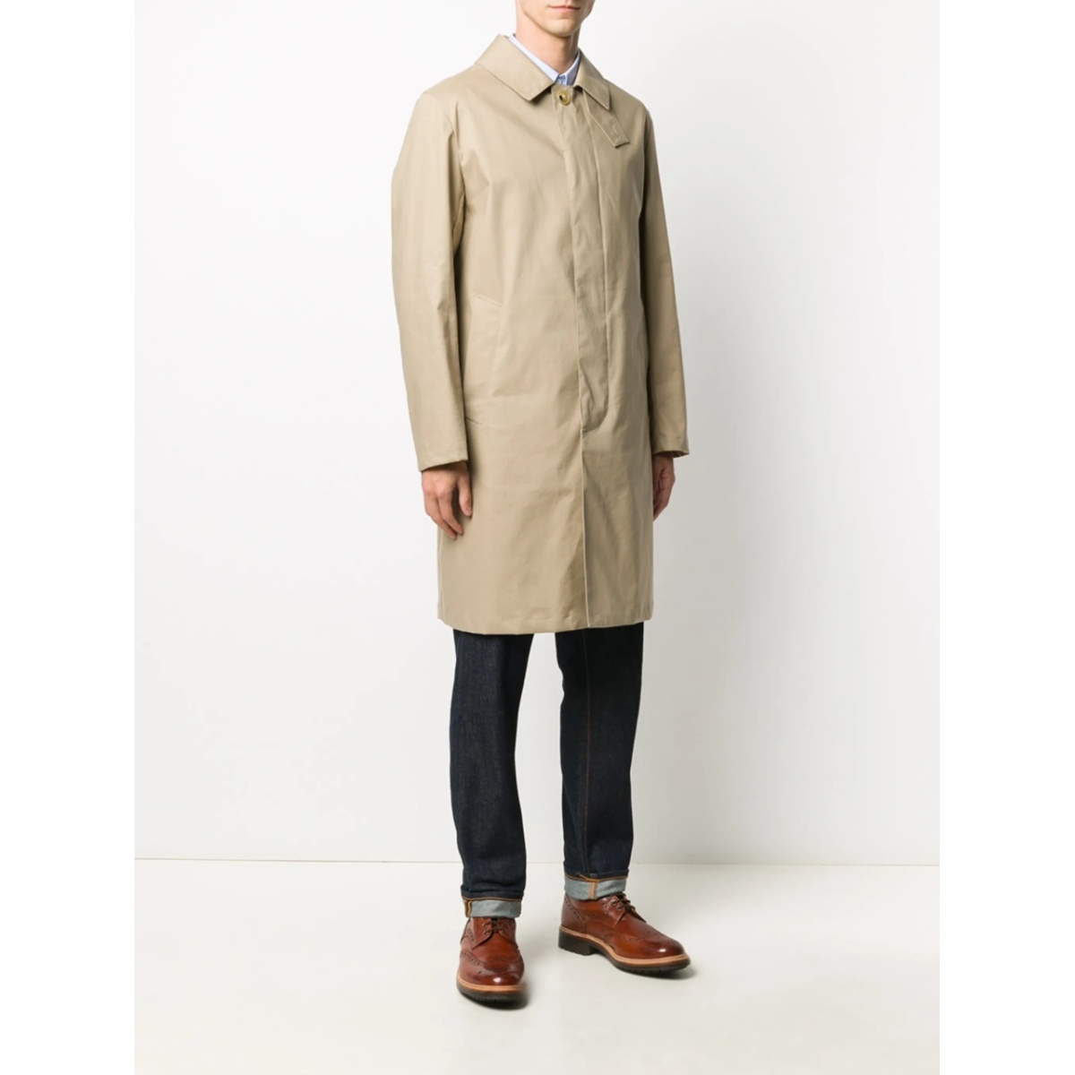 MANCHESTER single-breasted car coat - Img 3