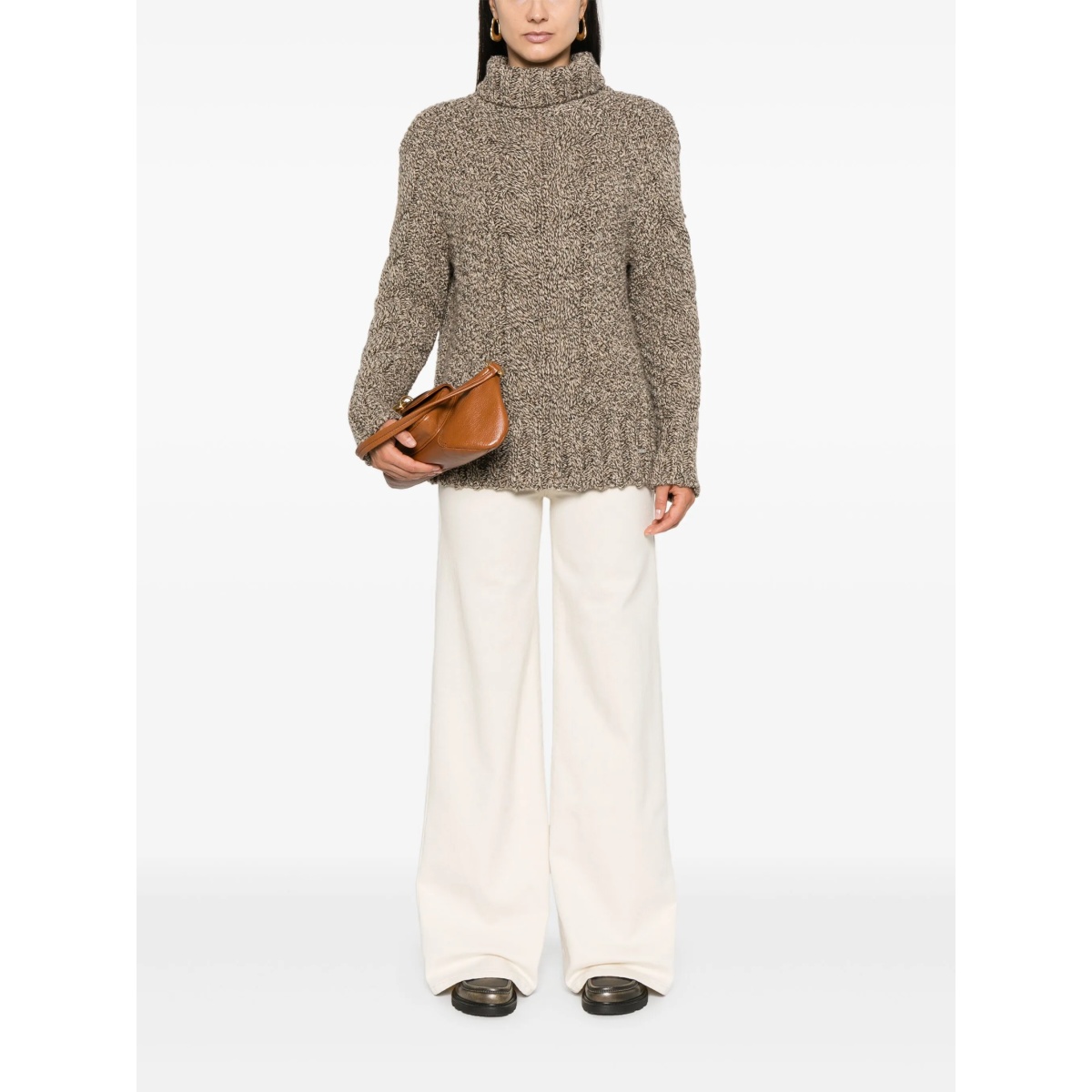 marl-knit sweater - Img 2