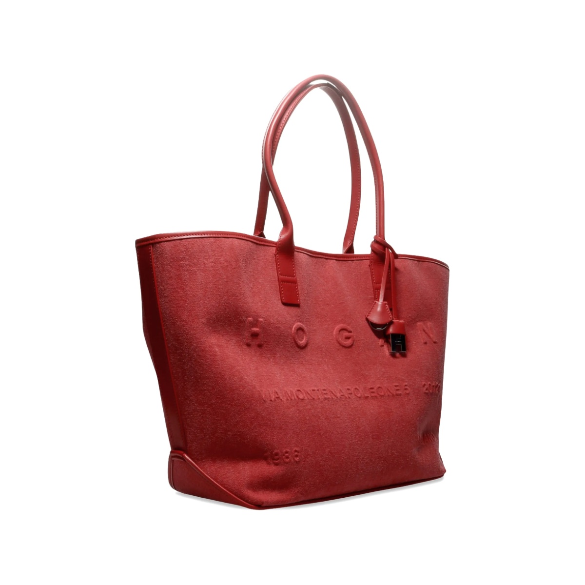 medium Address embossed tote bag - Img 3
