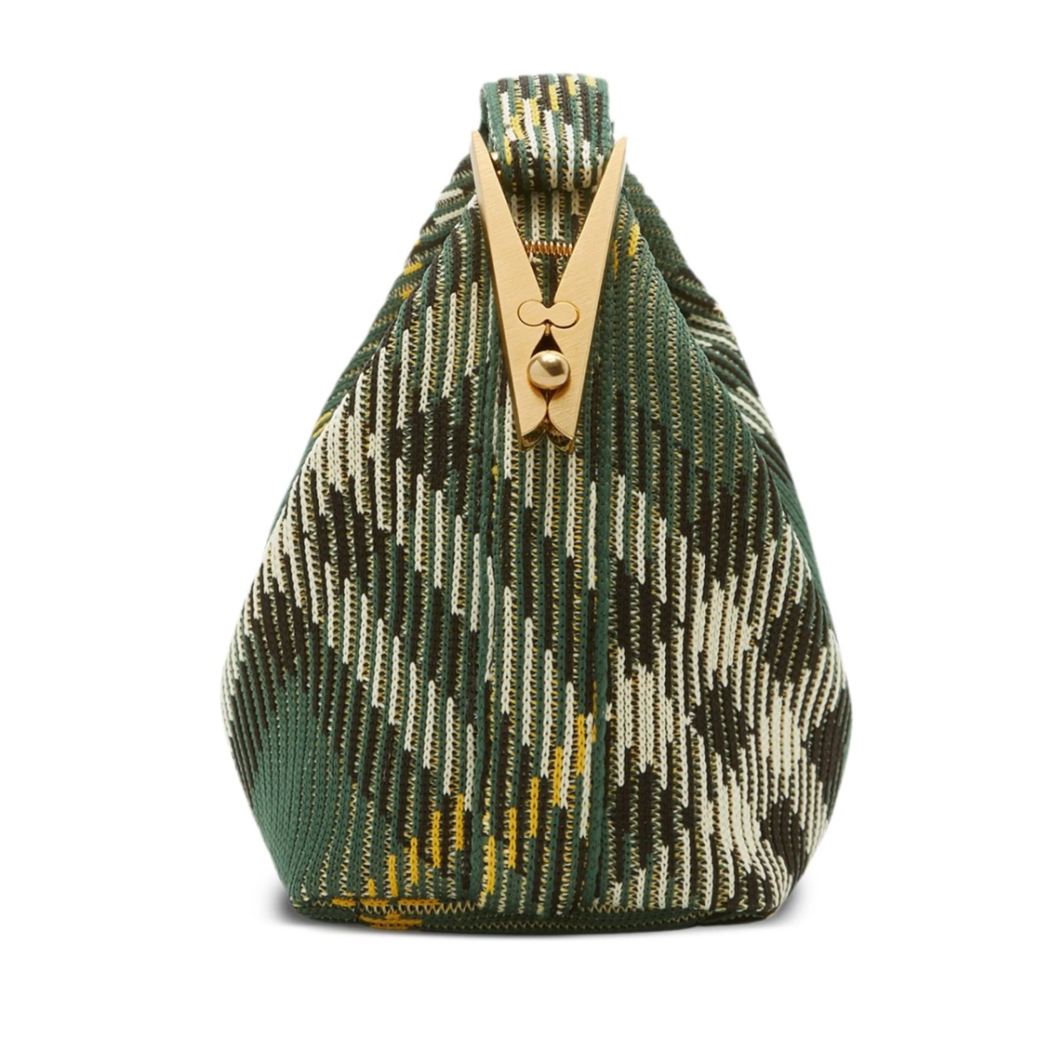 medium Peg check-pattern shoulder bag - Img 3