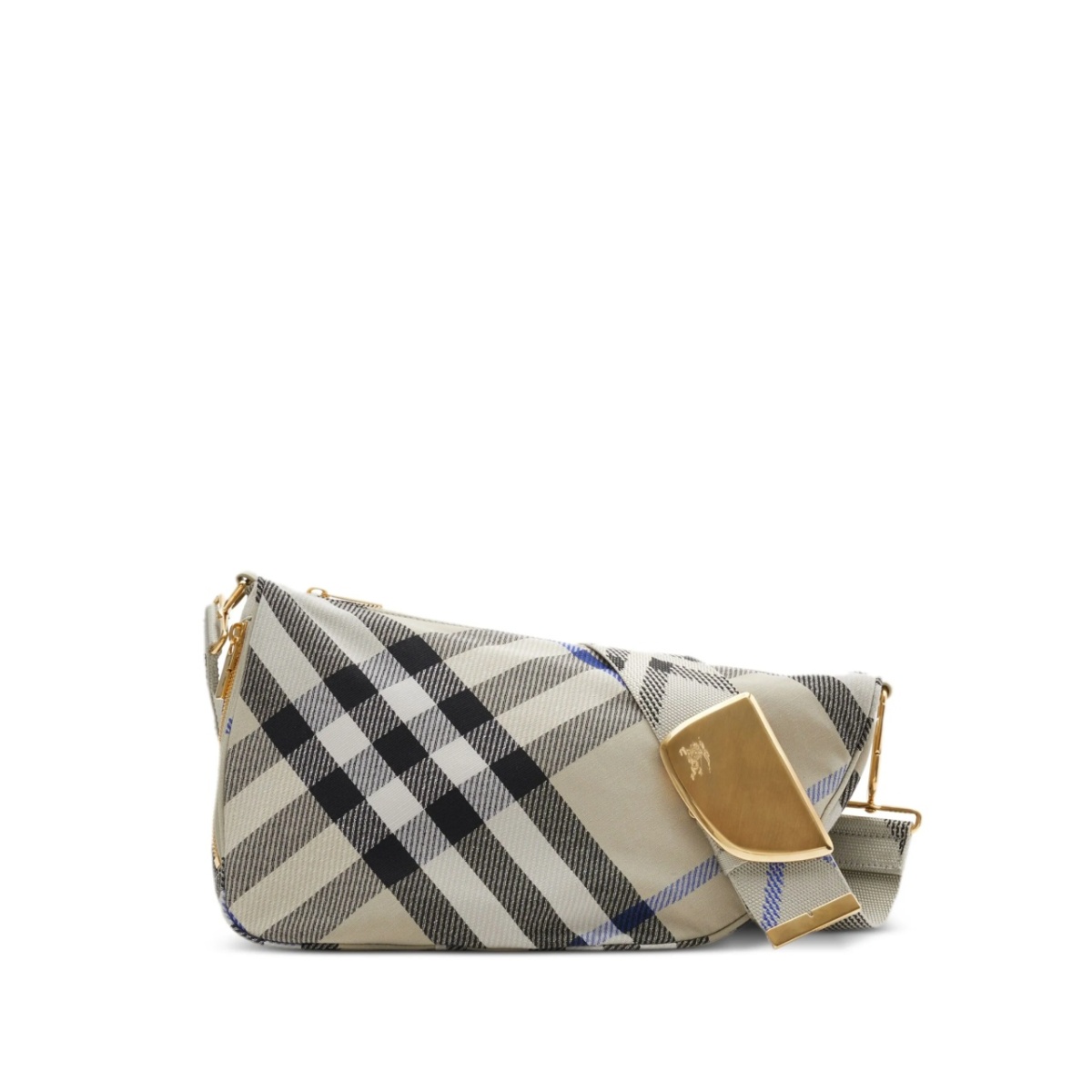 medium Shield checkered shoulder bag