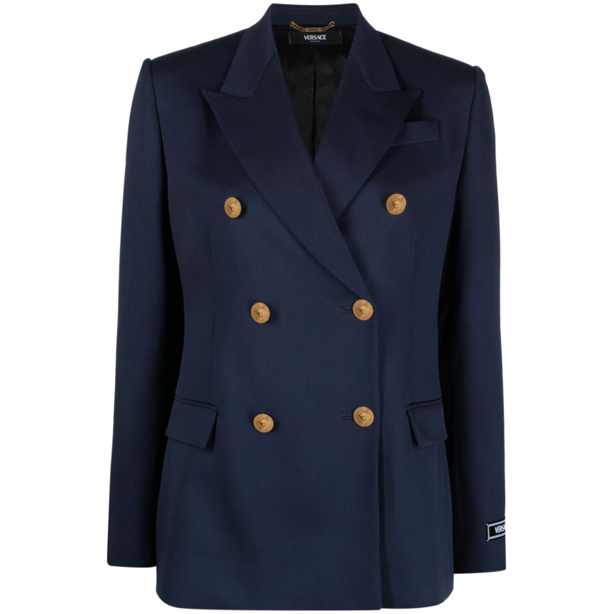 Medusa Head-buttons wool blazer