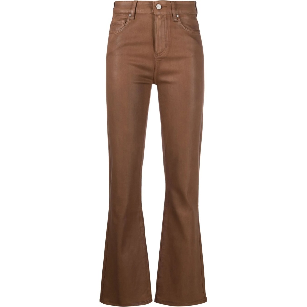 mid-rise flared jeans