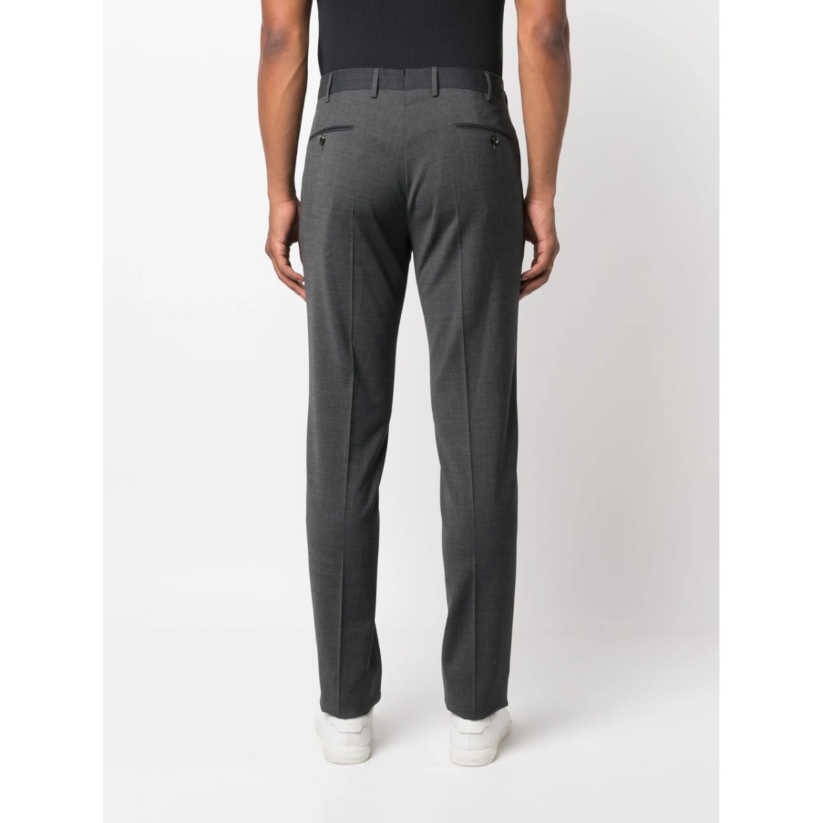 mid-rise tapered trousers - Img 4
