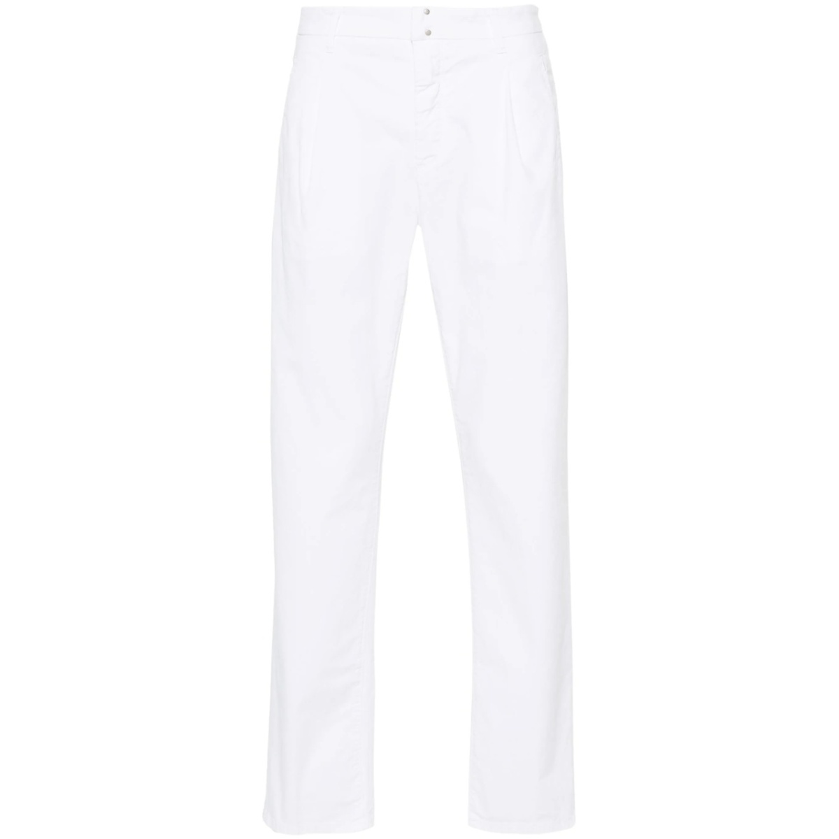 mid-waist tapered trousers