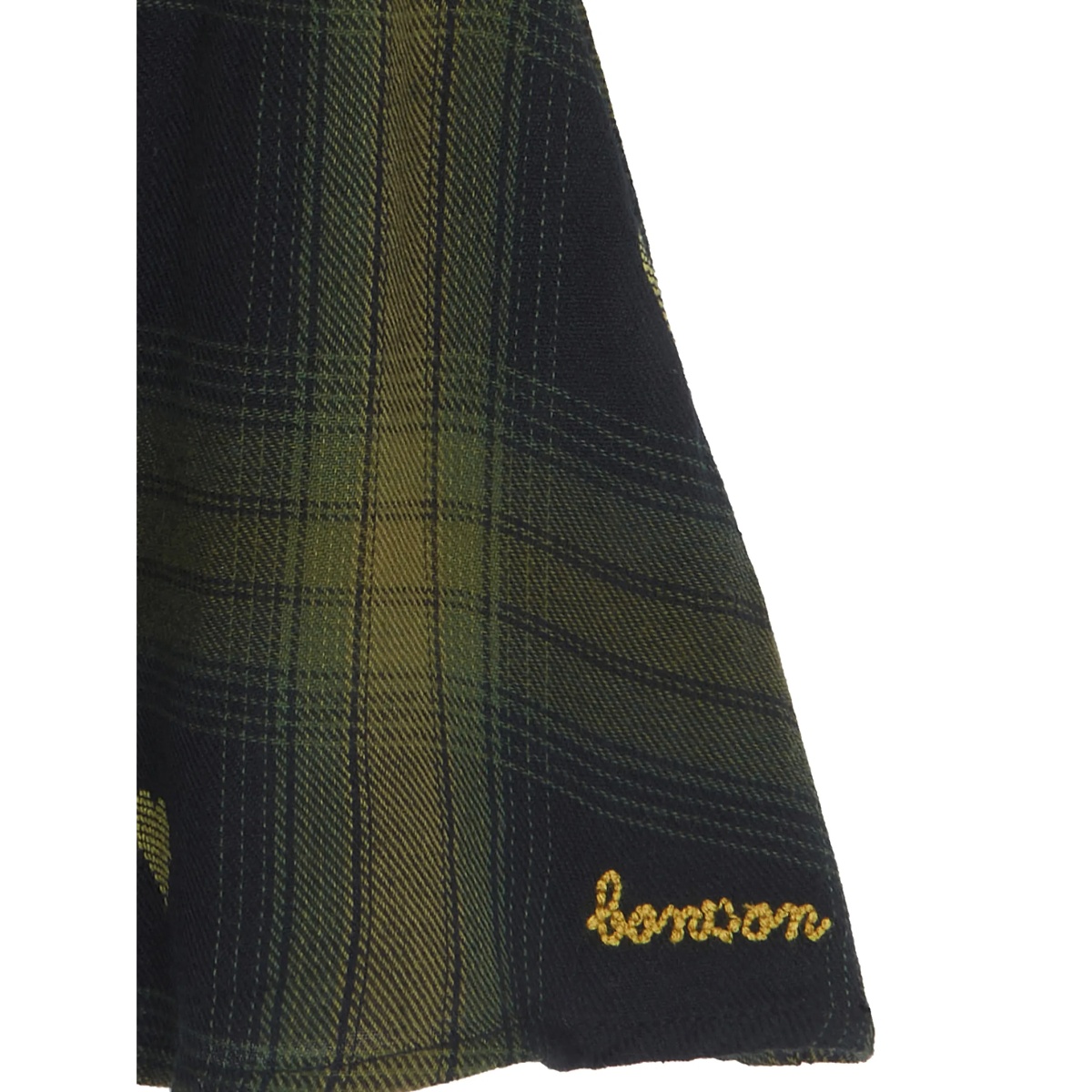 Minetta ruffled heart-motif checked dress - Img 3
