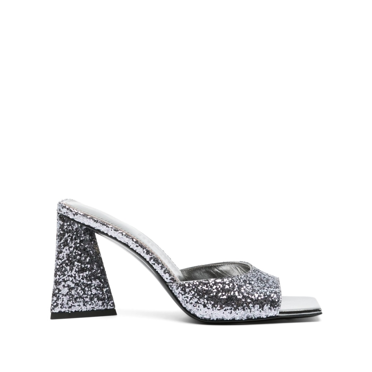 Mini Devon 85mm glittered mules