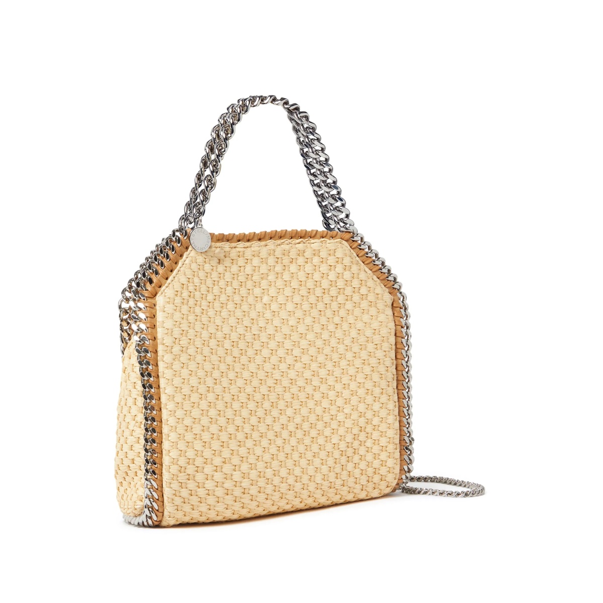 mini Falabella raffia tote bag - Img 3