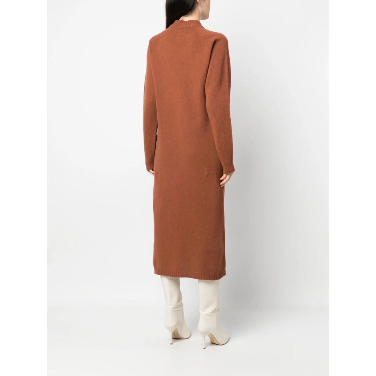 mock-neck knit dress - Img 4