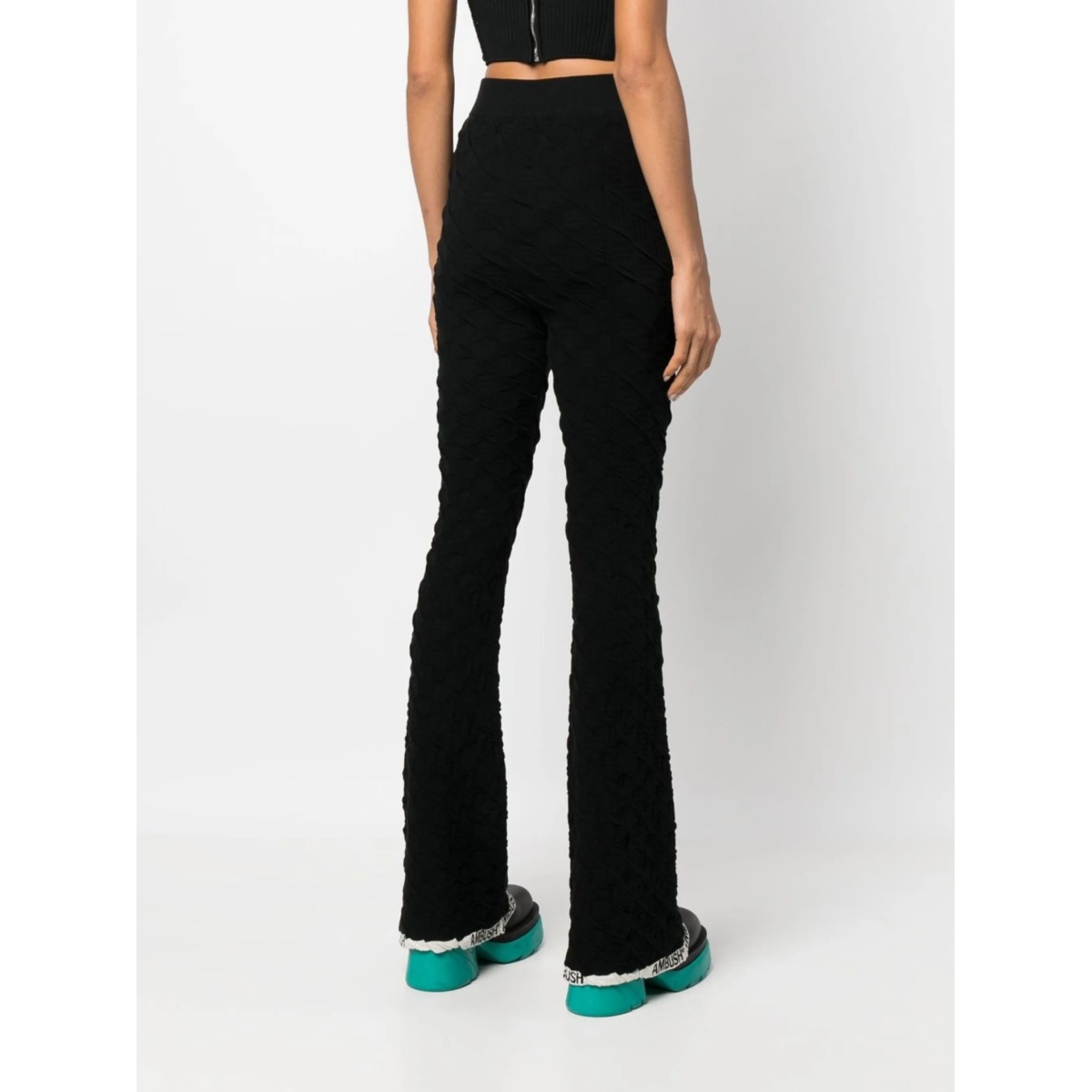 monogram flared trousers - Img 4
