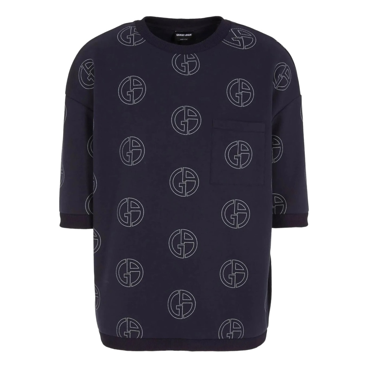 monogram-pattern sweatshirt