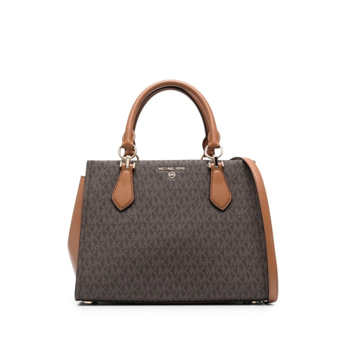 monogram-pattern tote bag