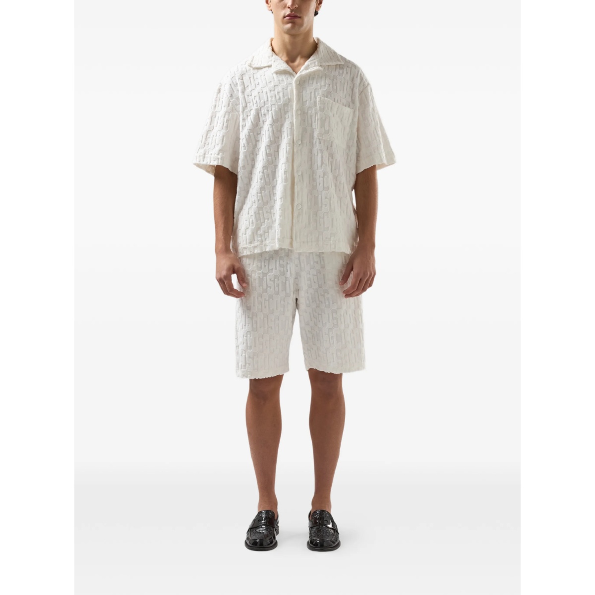 monogram-patterned shirt - Img 2
