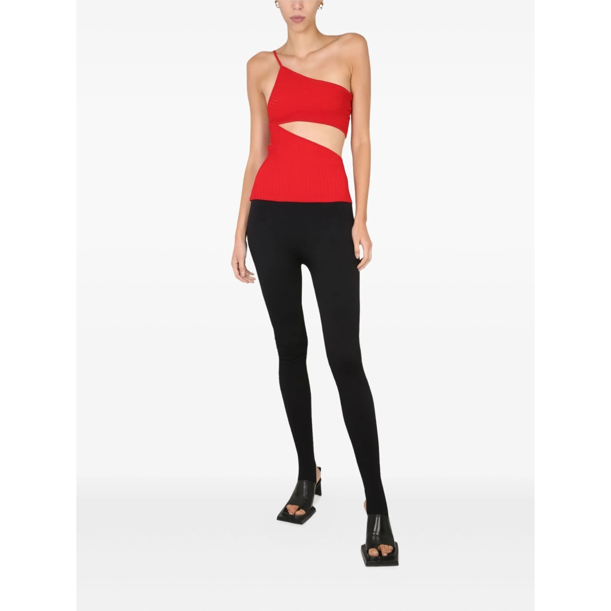 one-shoulder cut-out top - Img 2