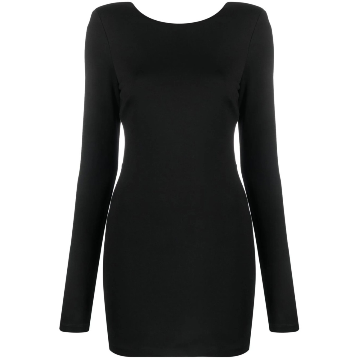 open-back minidress