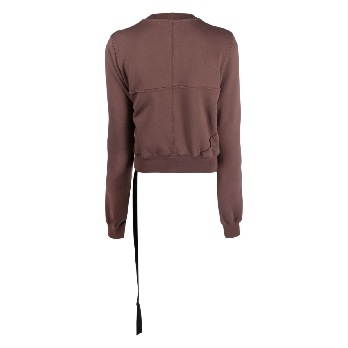organic cotton cropped sweatshirt - Img 2