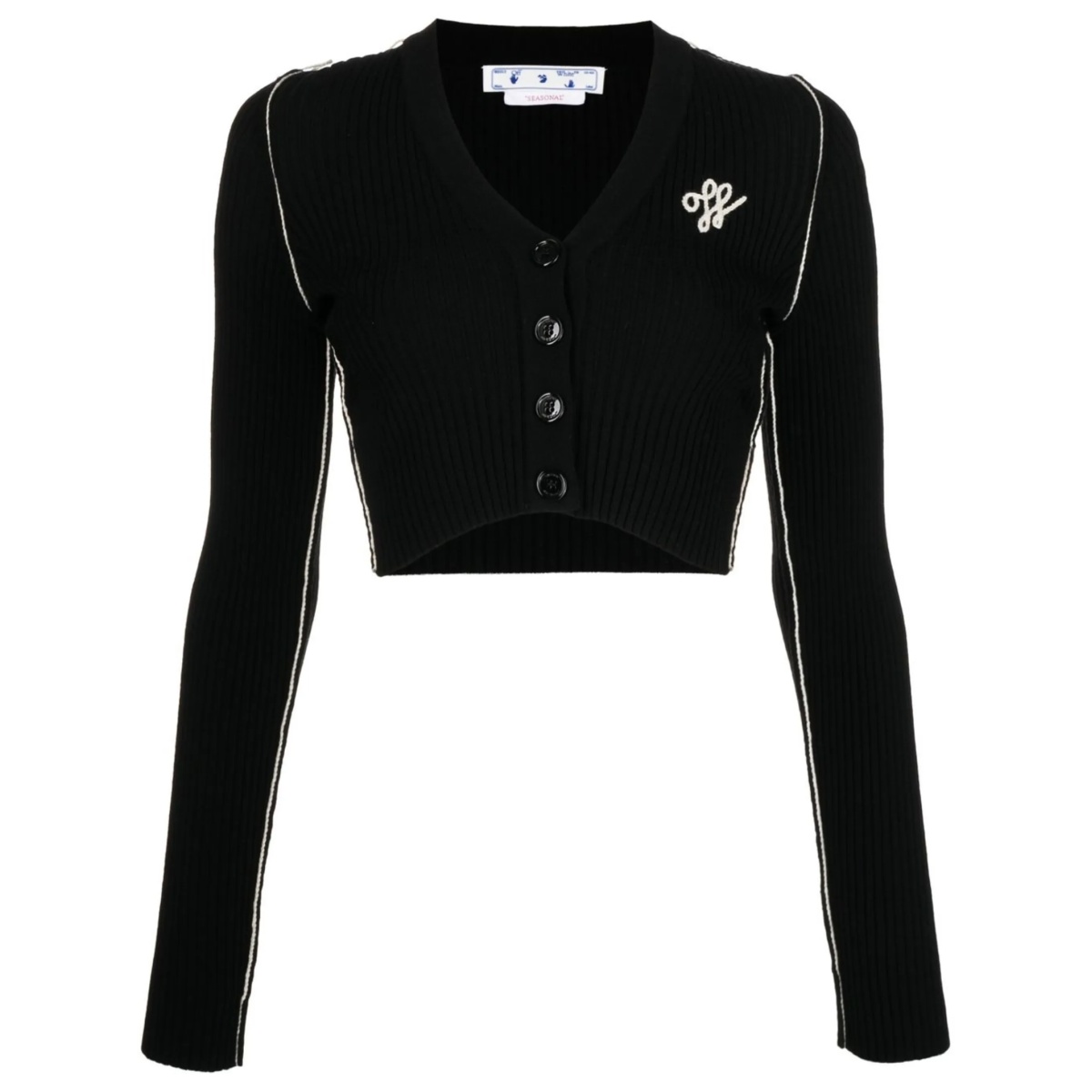 Outline cropped cardigan