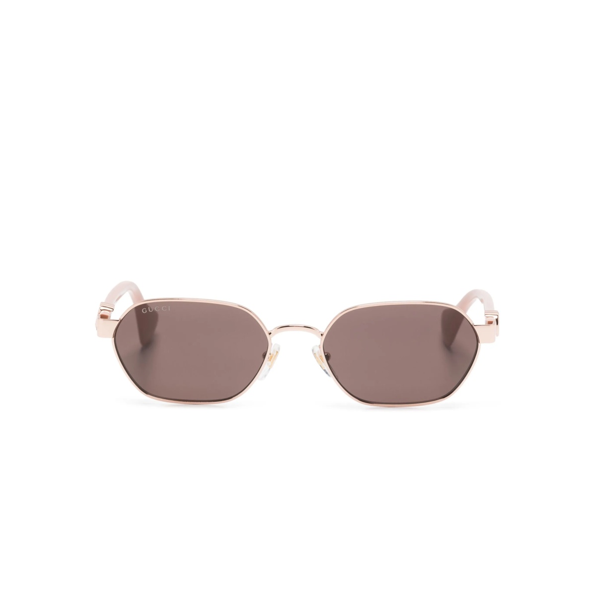 oval-frame sunglasses