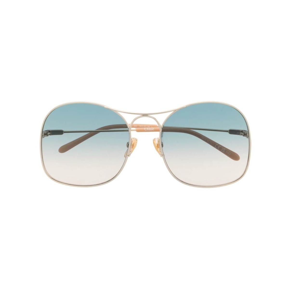 oversized-frame sunglasses