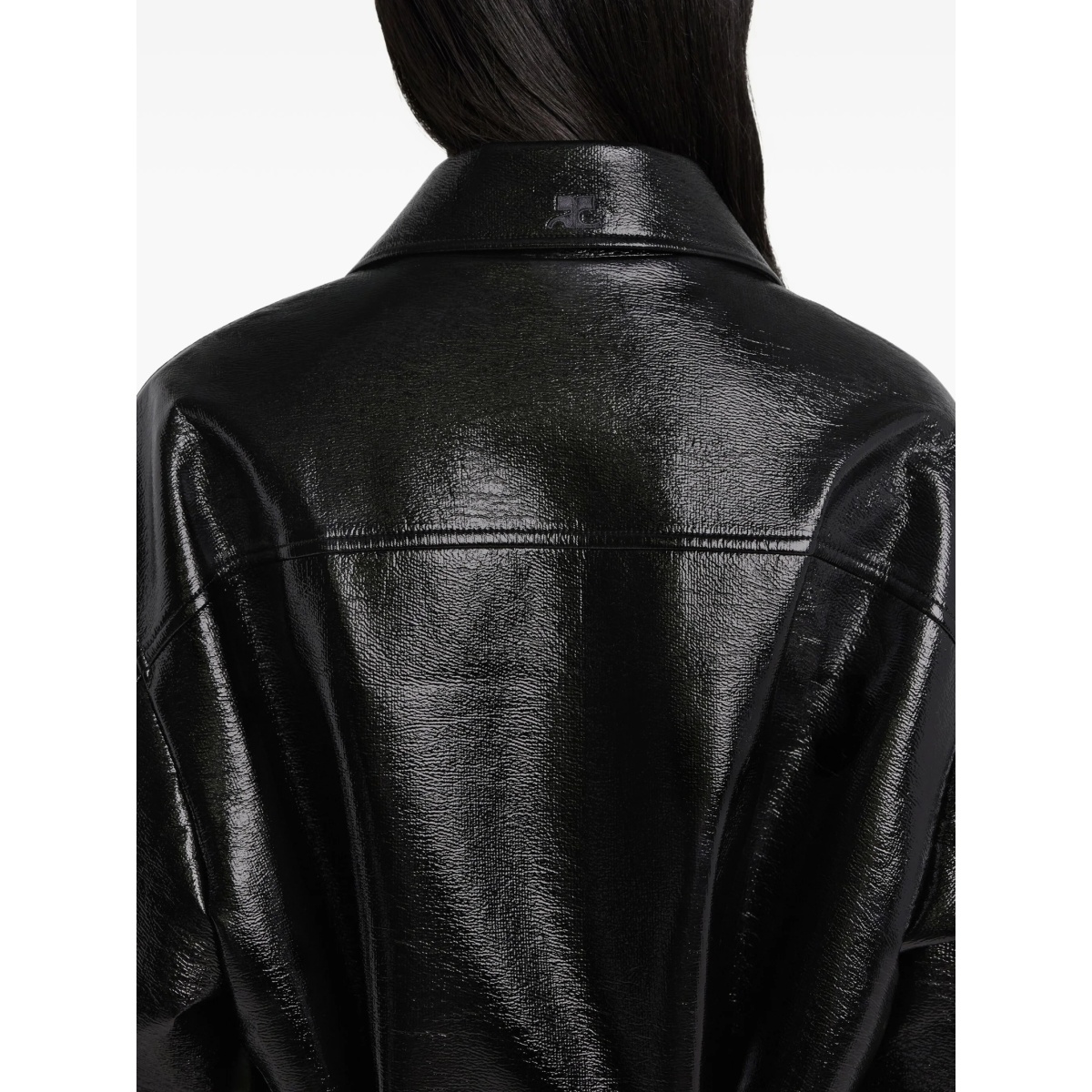 oversized vinyl jacket - Img 5