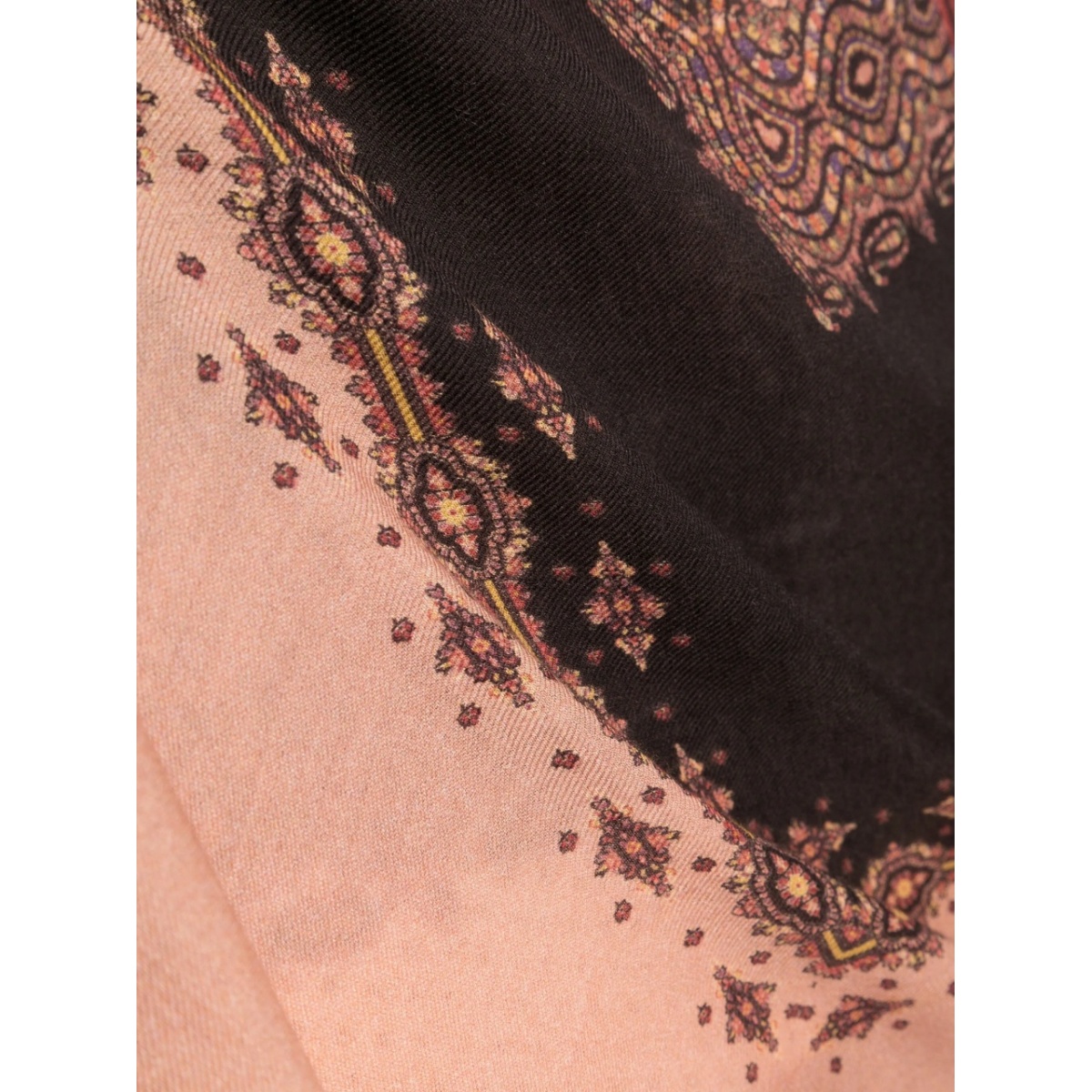 paisley-print frayed-edge scarf - Img 3