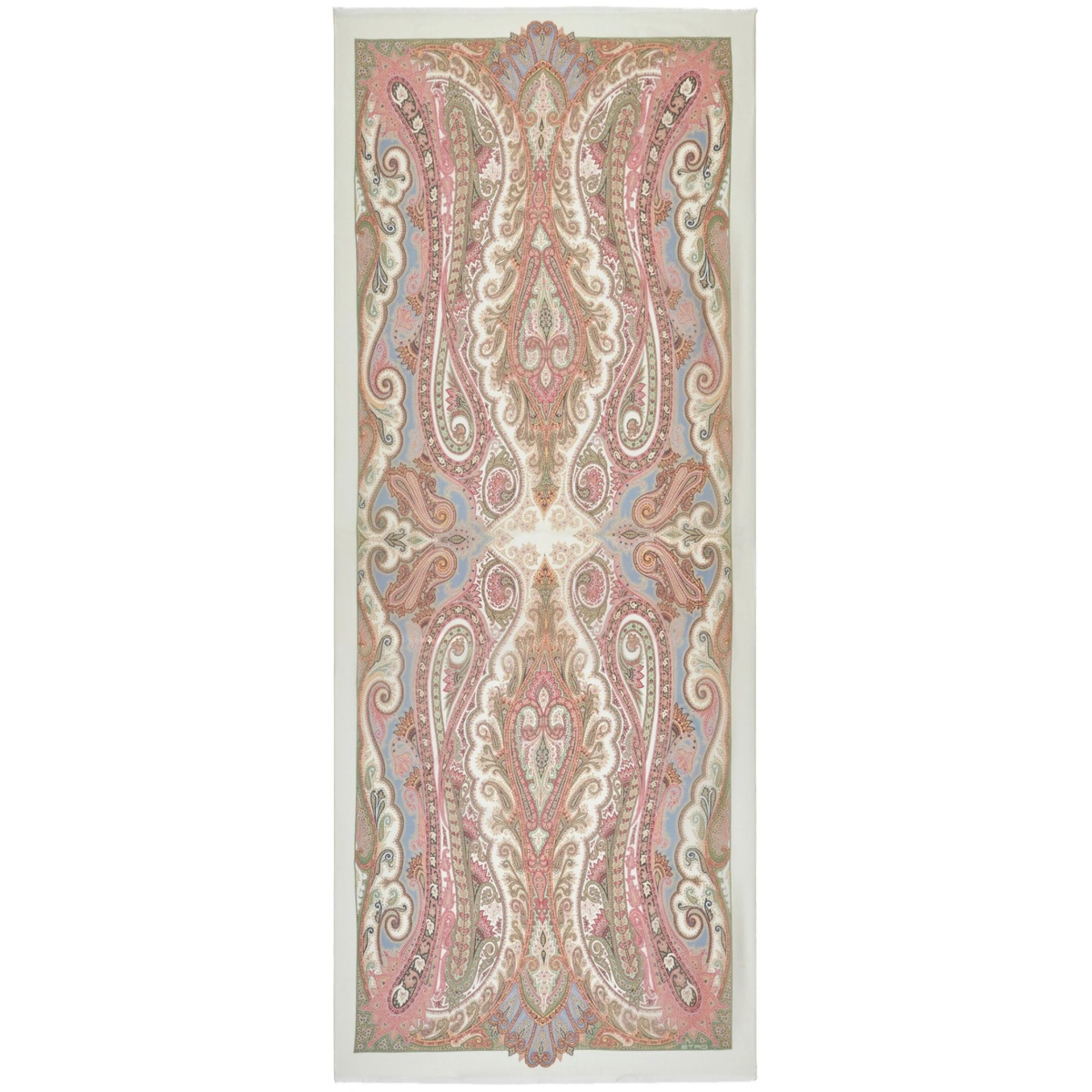 paisley-print silk scarf