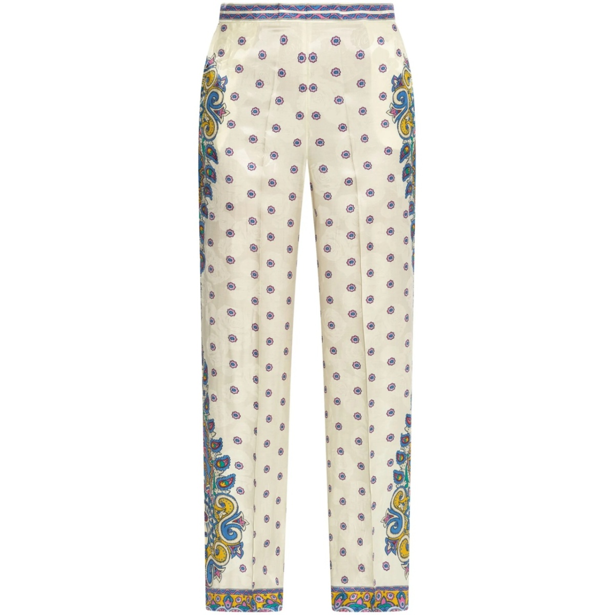paisley-print trousers