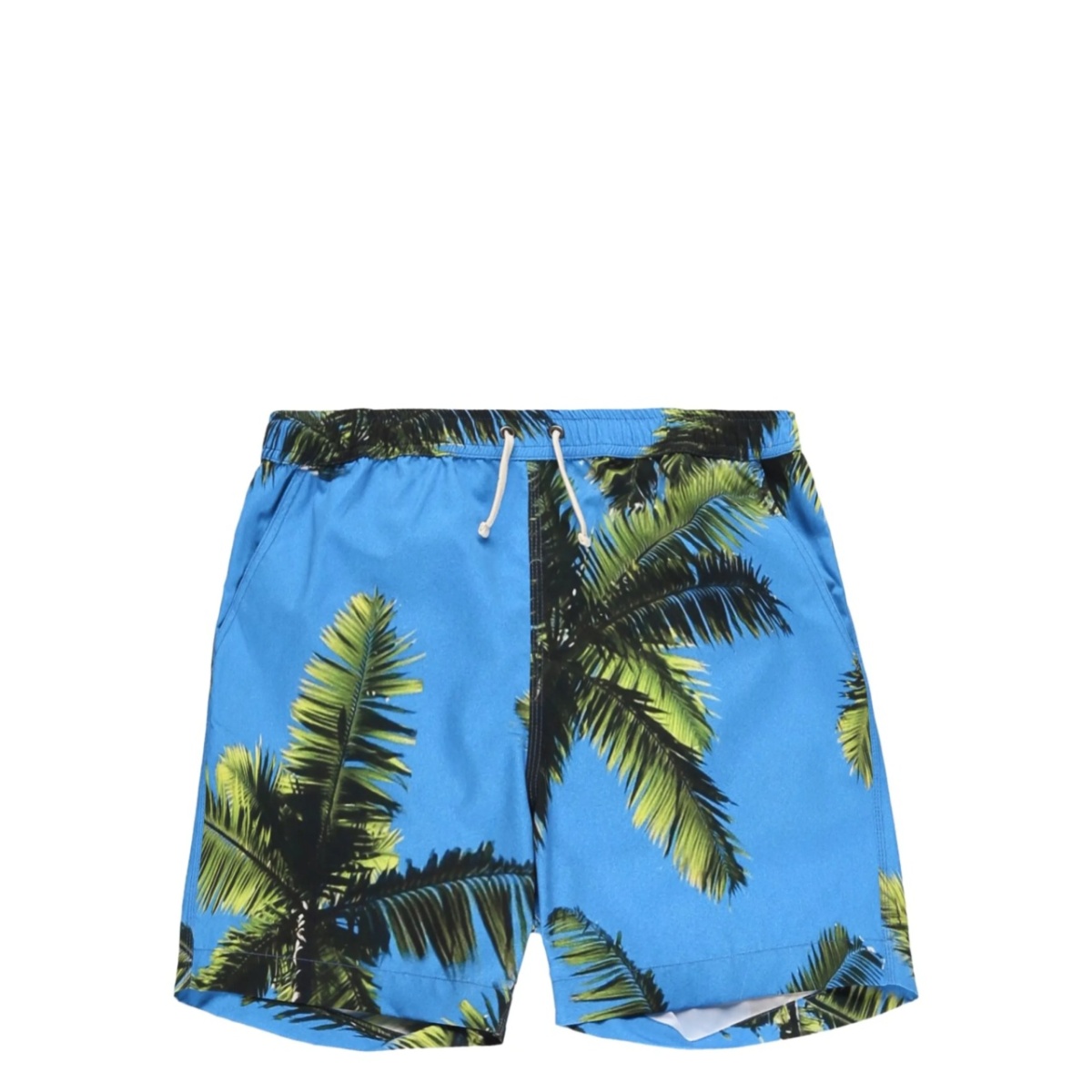 palm tree-print swim shorts