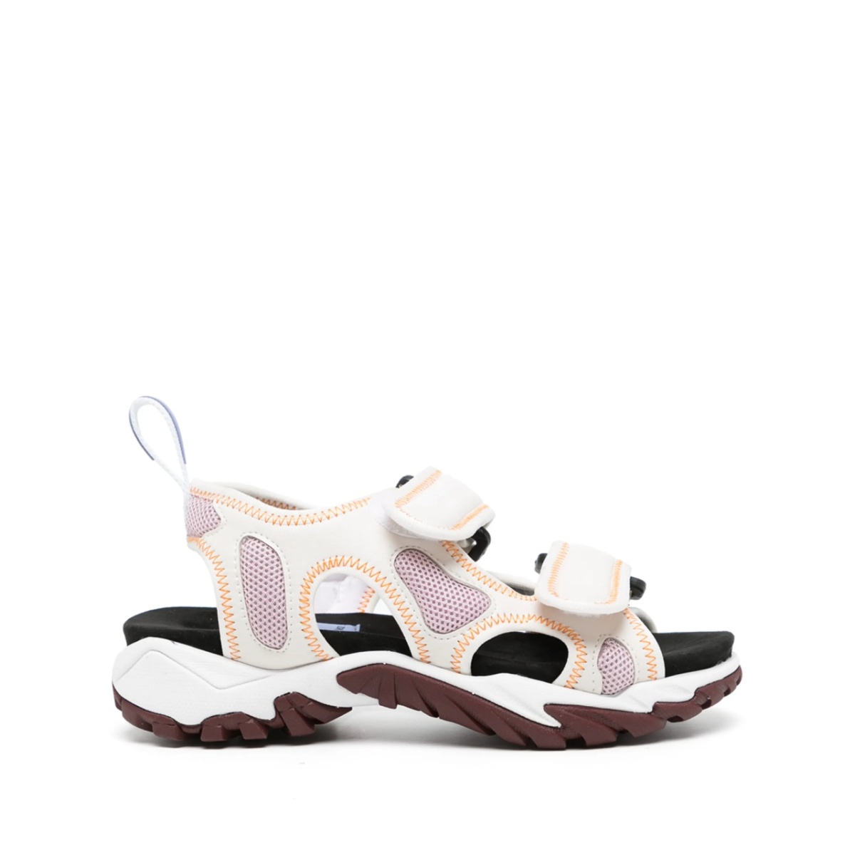 panelled touch-strap sandals