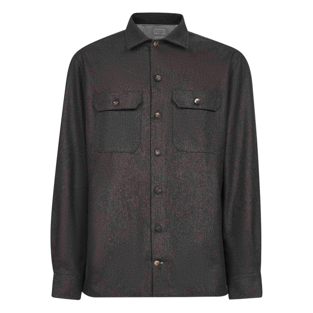 patch-pocket buttoned shirt