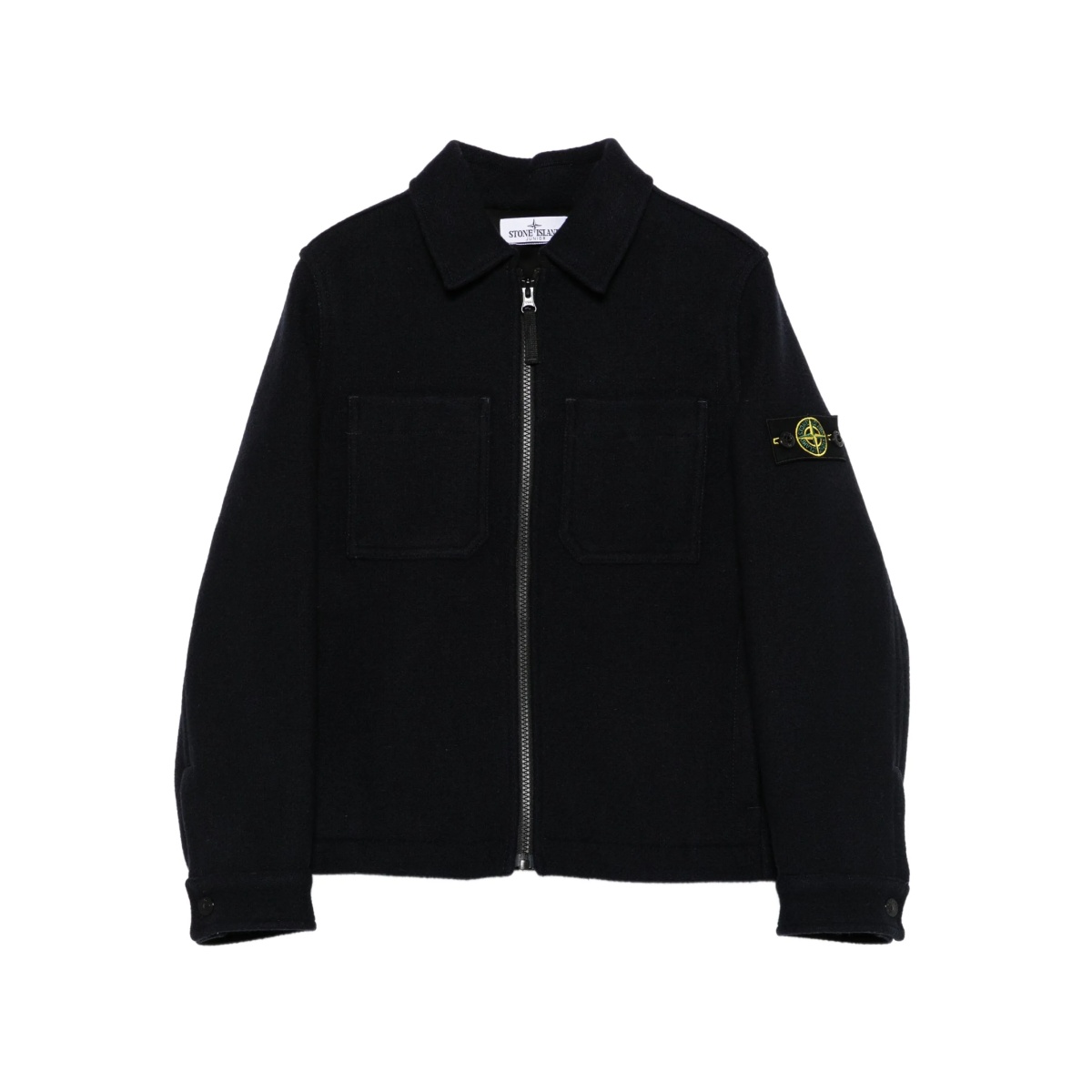 patch-pocket zip-front jacket
