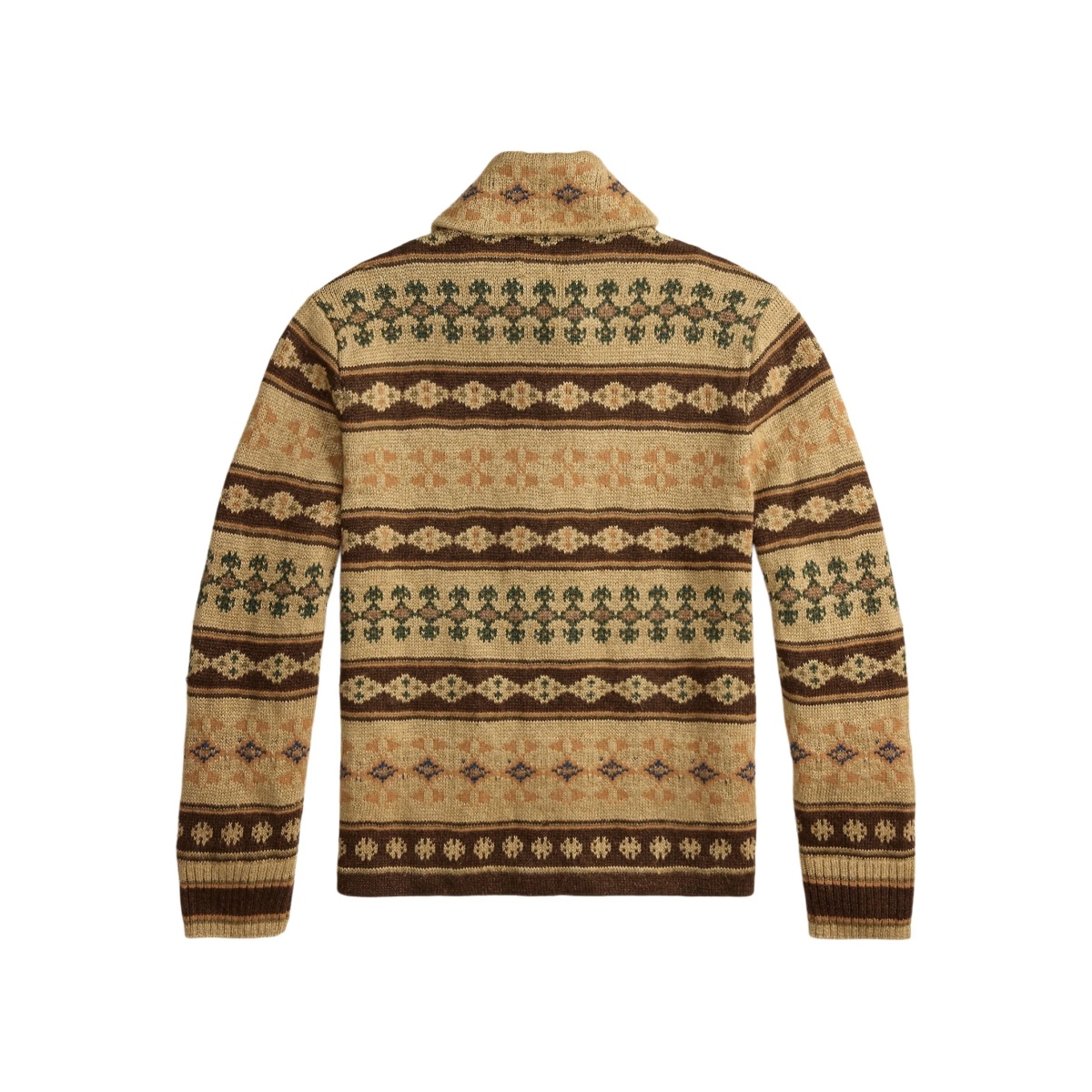 patterned shawl-collar cardigan - Img 2