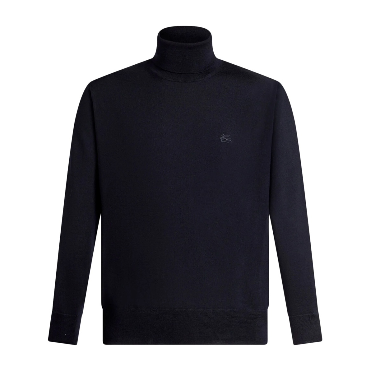 Pegaso-embroidered wool jumper