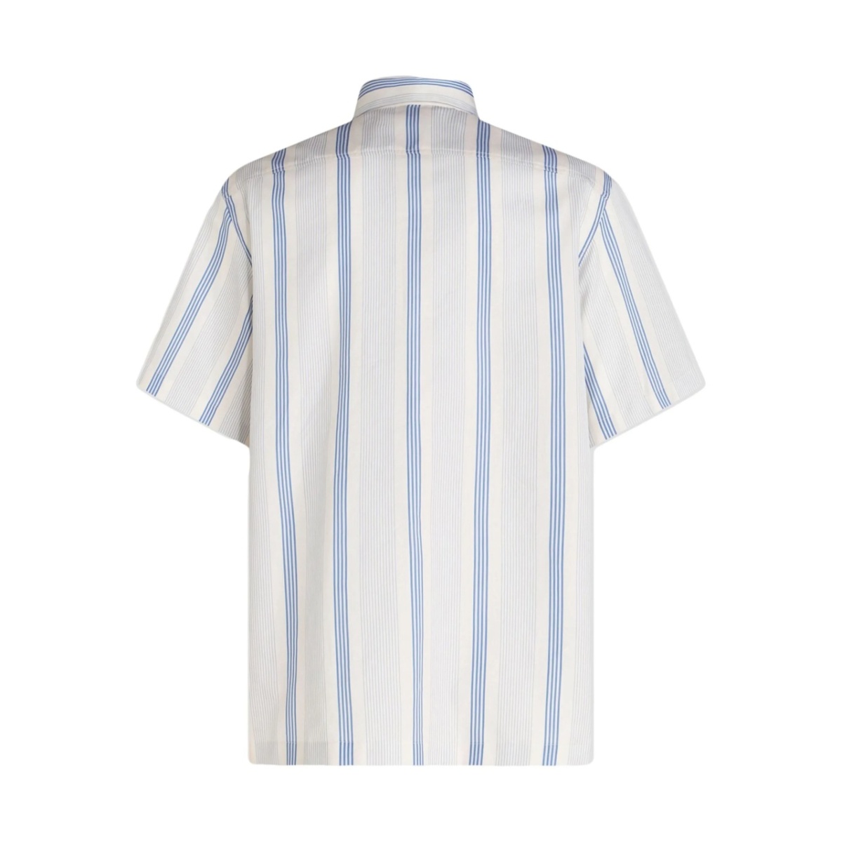 Pegaso logo-embroidered cotton shirt - Img 5