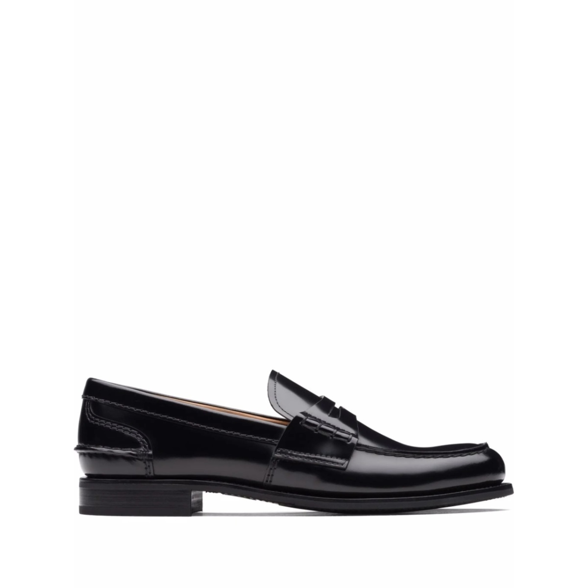 Pembrey W 5 polished fumè loafers