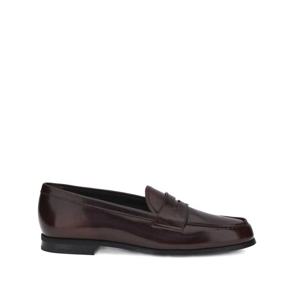 penny leather loafers