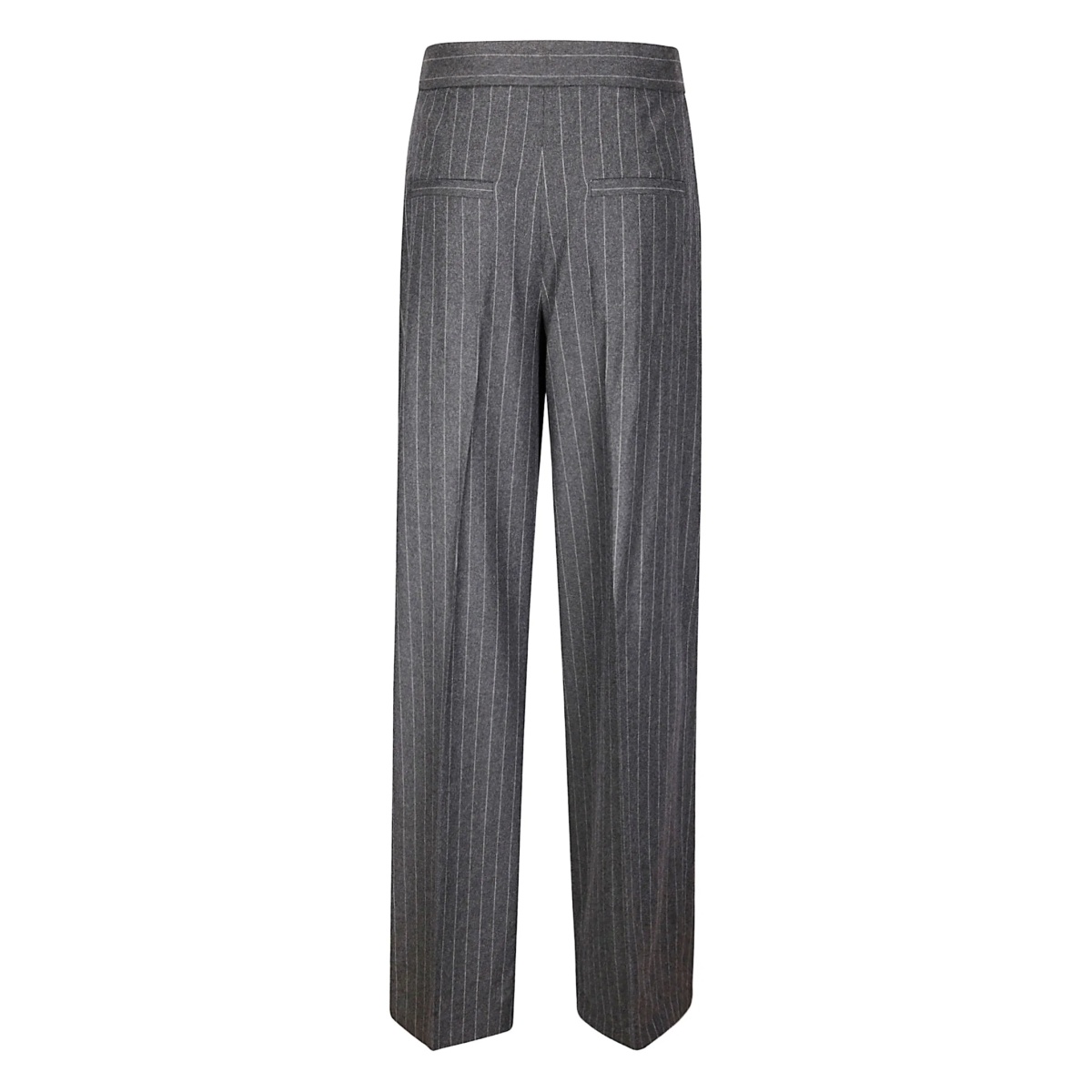 pinstripe pleated trousers - Img 2