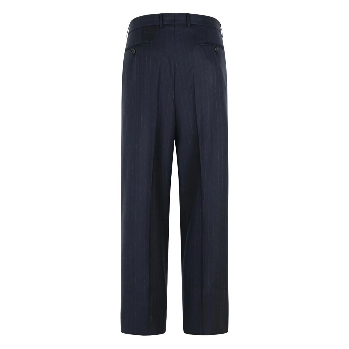 pinstripe-pleated trousers - Img 2