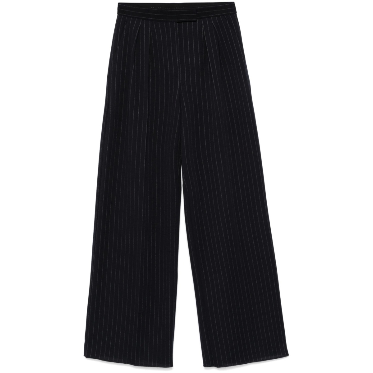 pinstriped trousers