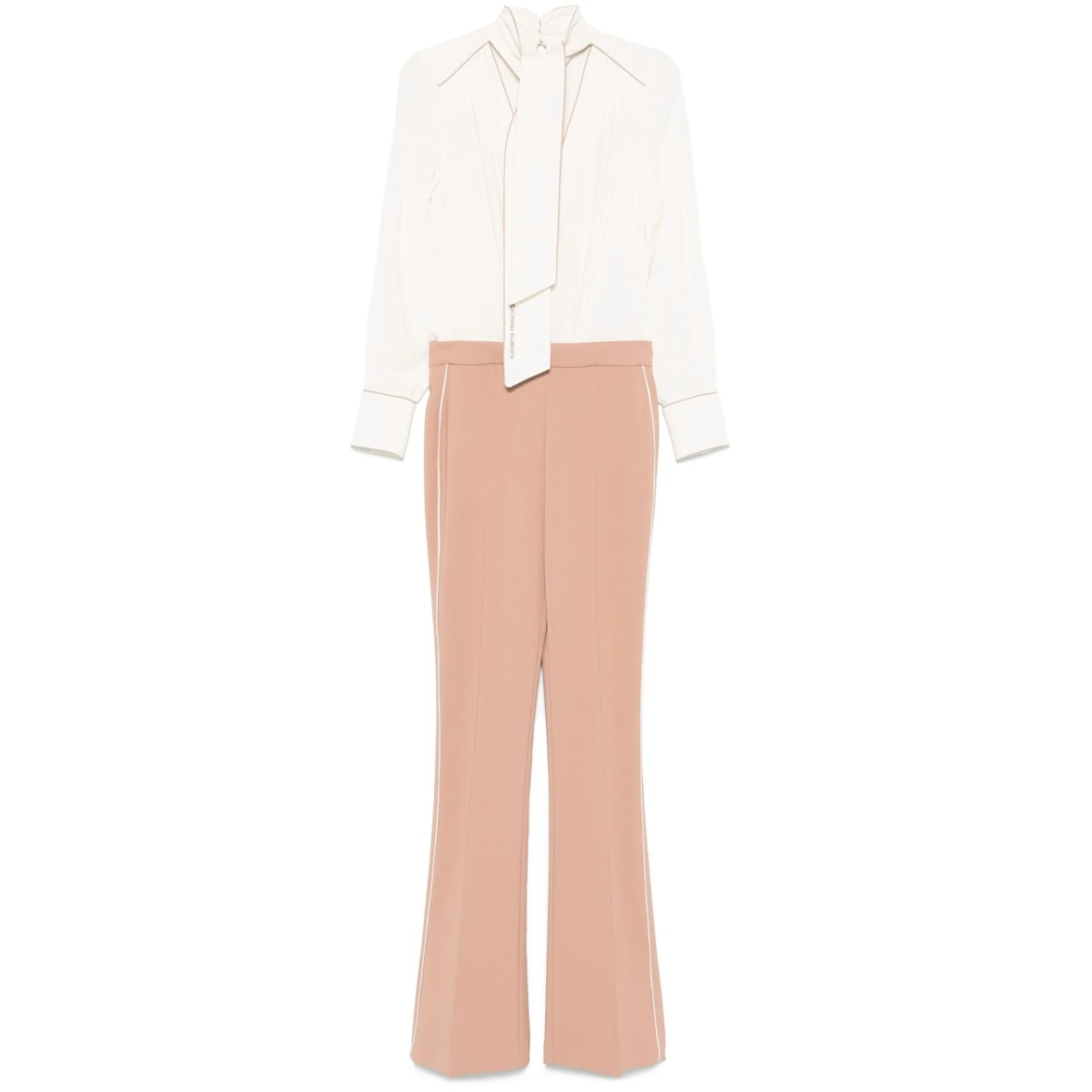 piped jumpsuit