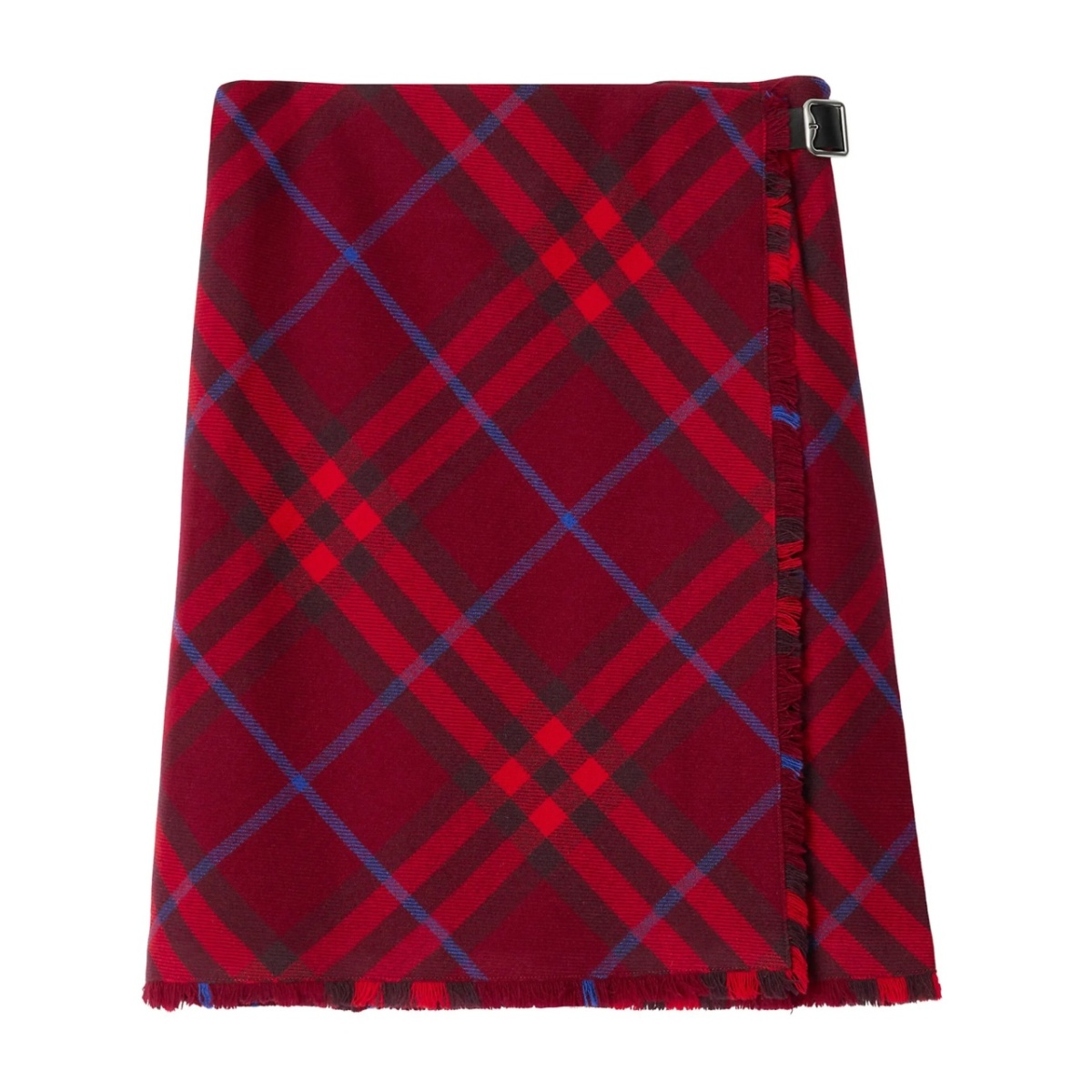 plaid-check wool kilt