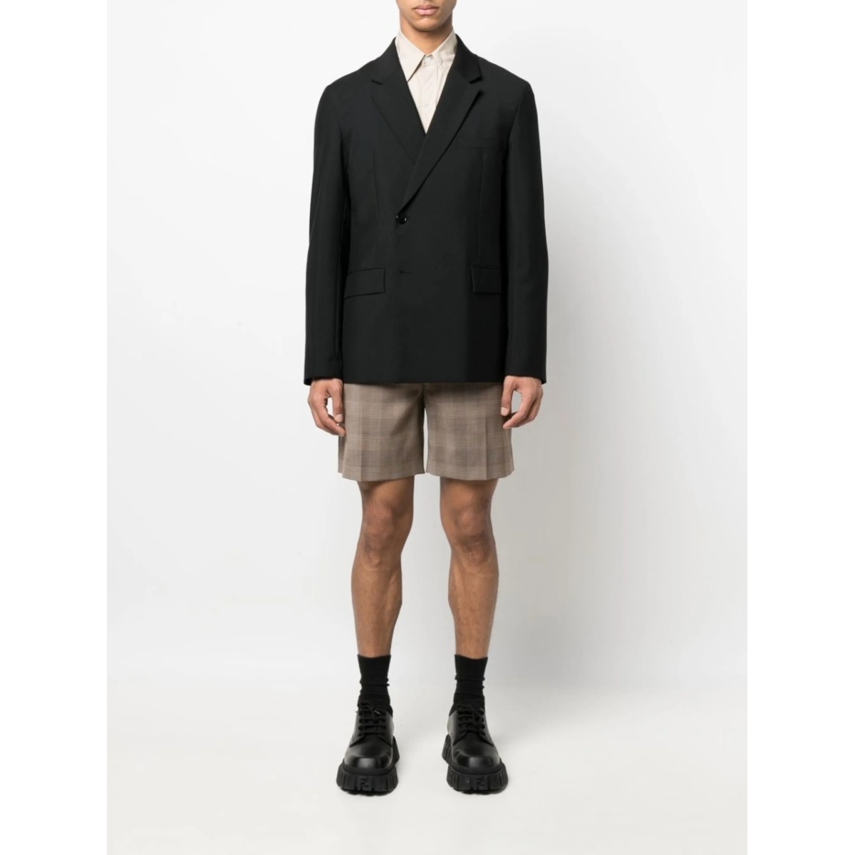 plaid tailored shorts - Img 2